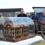 2007.07.27 - Nawiedzenie placu budowy przez relikwie św. Teresy powracajace z Estonii