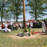 2006.07.16 - Poświęcenie krzyża i pola pod budowę klasztoru